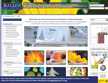 Tablet Screenshot of kallos.de