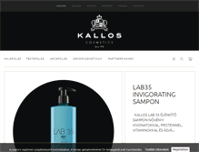 Tablet Screenshot of kallos.com