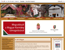 Tablet Screenshot of kallos.org.ro